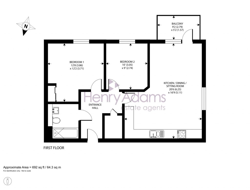 Floorplans For Limestone Road, Beaumont House Limestone Road, PO20