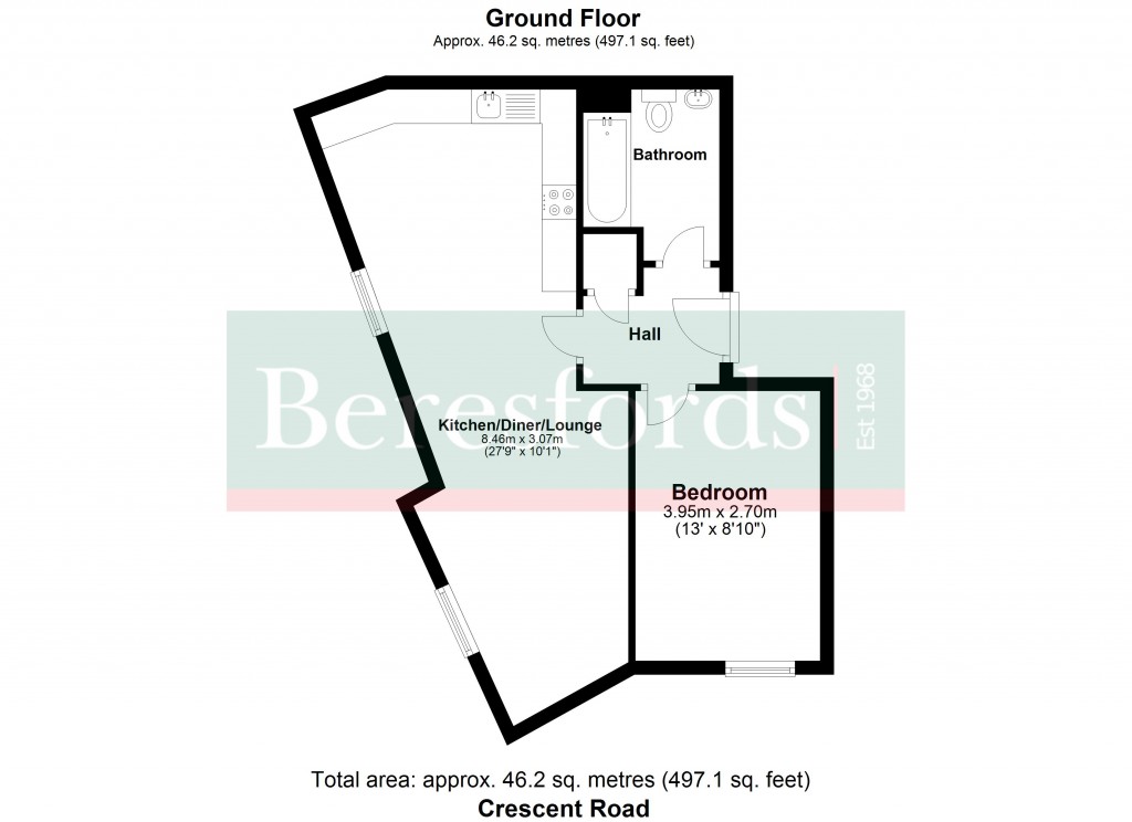 Floorplans For Crescent Road, Warley, Brentwood, Essex, CM14