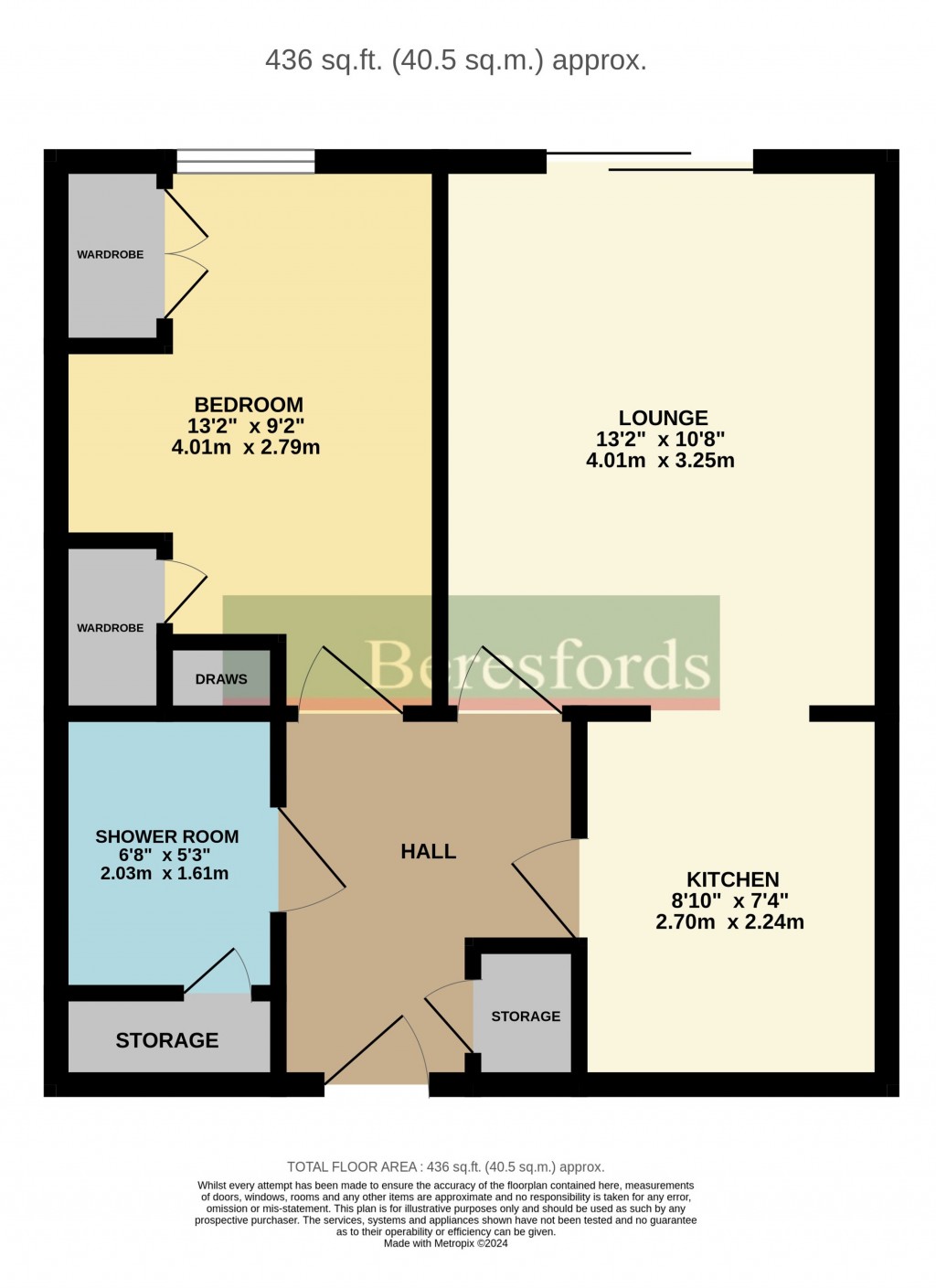 Floorplans For The Lawns, Uplands Road, Warley, Brentwood, CM14