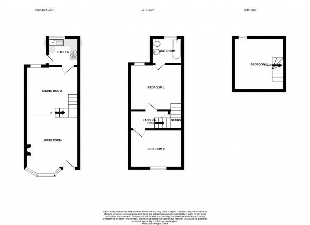 Floorplans For Rayne Road, Braintree, Essex, CM7