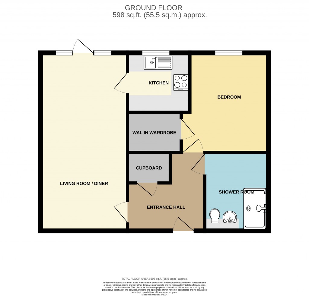 Floorplans For Chinnerys Court, Braintree, Essex, CM7