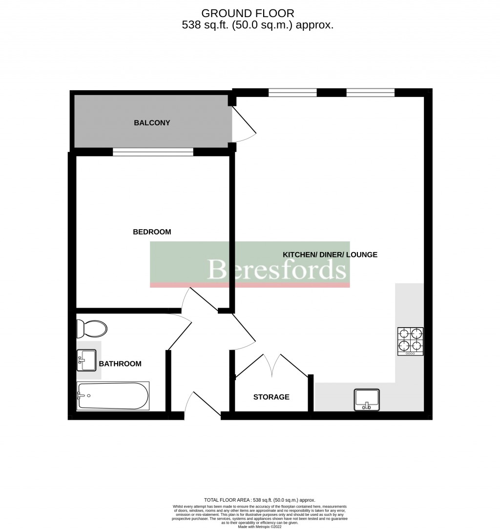 Floorplans For Cunard Square, Chelmsford, Essex, CM1