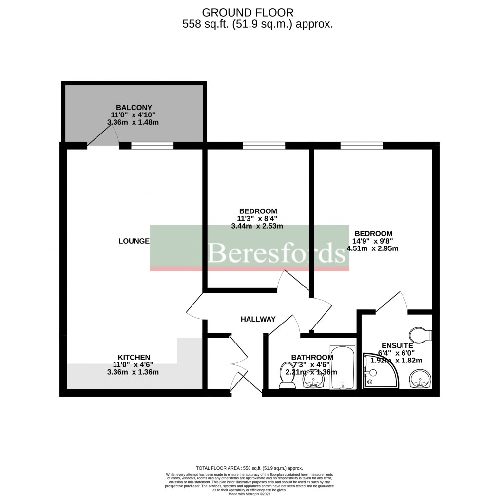 Floorplans For Upper Chase, Chelmsford, Essex, CM2