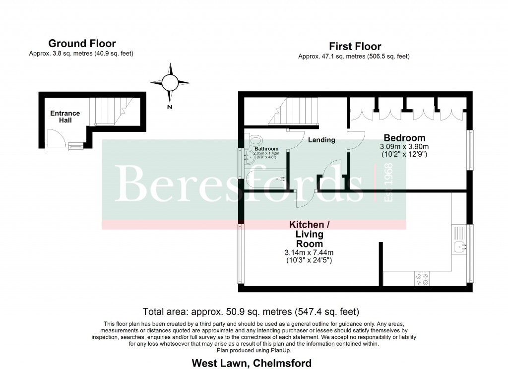 Floorplans For West Lawn, Chelmsford, Essex, CM2