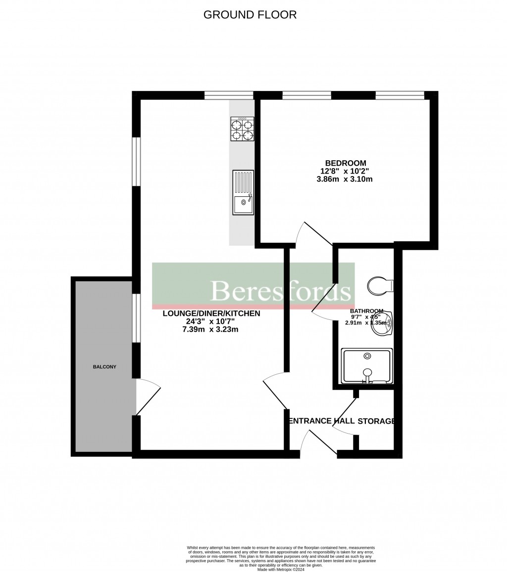 Floorplans For Rainsford Road, Chelmsford, Essex, CM1