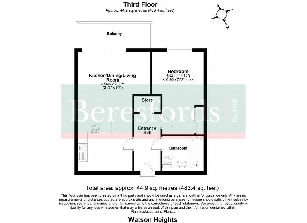 Floorplans For Watson Heights, Chelmsford, Essex, CM1