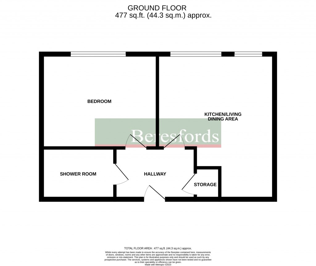 Floorplans For Oak House, 25 St. Peters Street, Colchester, Essex, CO1