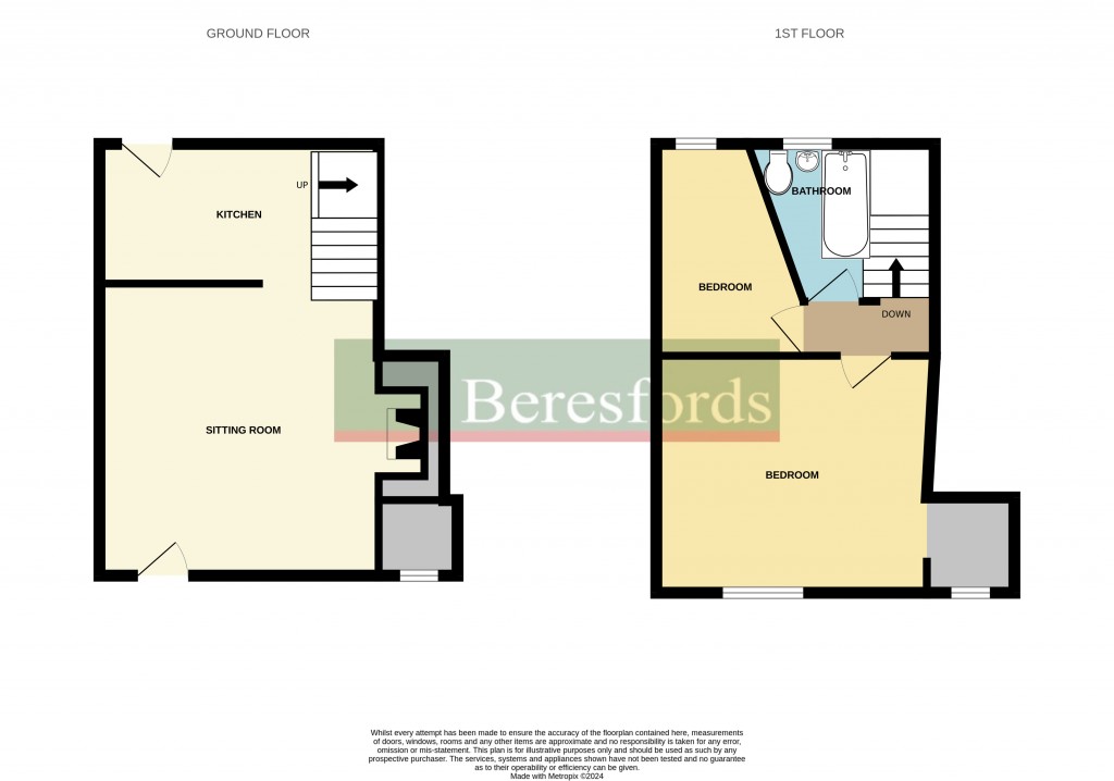 Floorplans For Colneford Hill, White Colne, Colchester, Essex, CO6