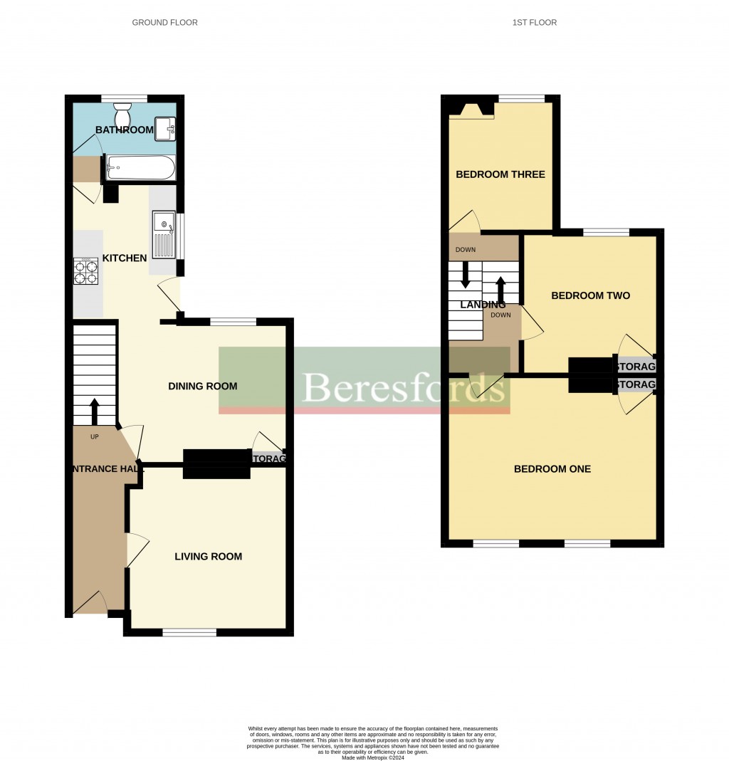 Floorplans For Portland Road, Colchester, Essex, CO2