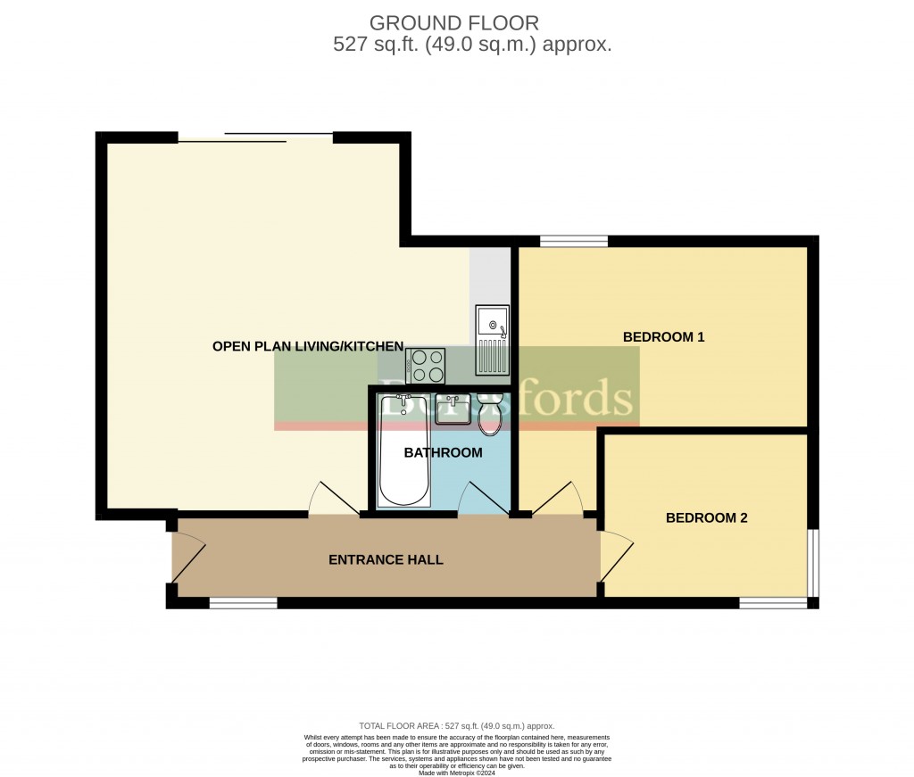 Floorplans For The Parade, Walton On The Naze, Essex, CO14