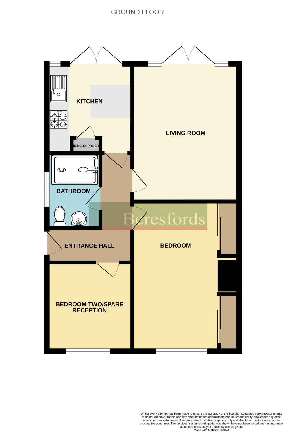 Floorplans For Barrington Close, Little Clacton, Clacton-on-Sea, Essex, CO16