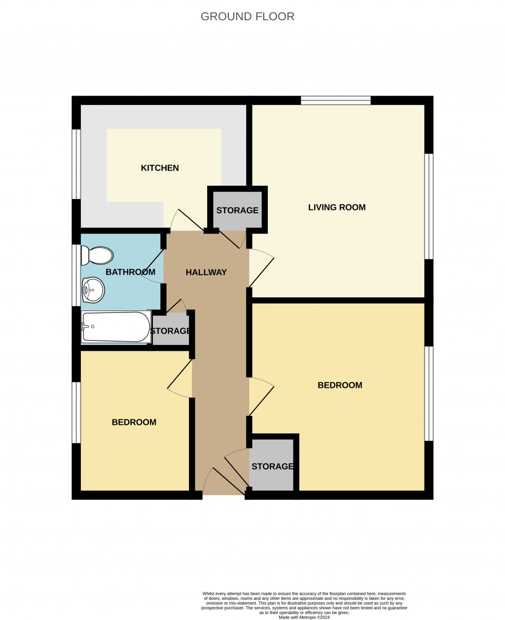 Floorplans For Sackville Crescent, Harold Wood, RM3