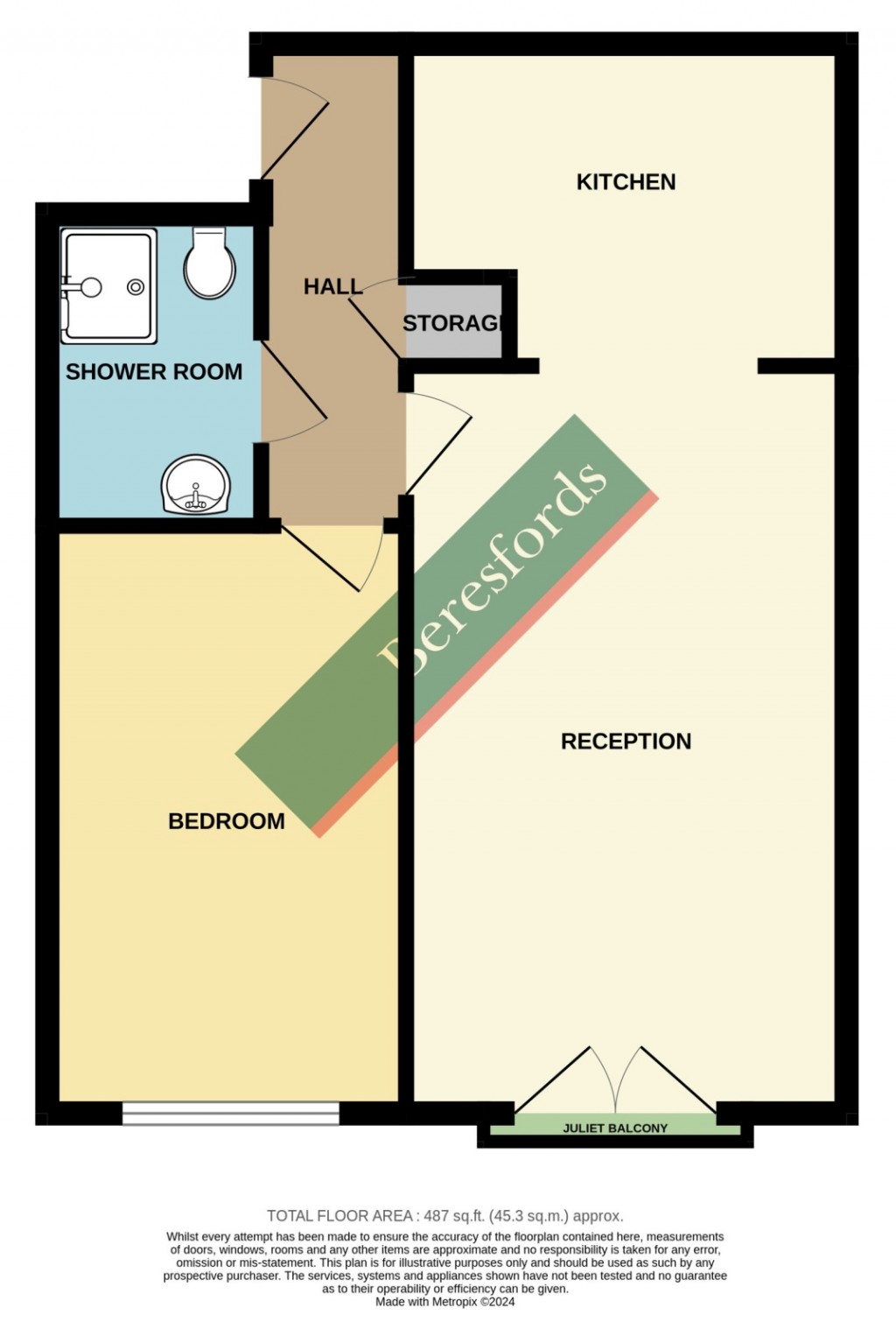 Floorplans For Rose Court, Dolphin Approach, Romford, RM1