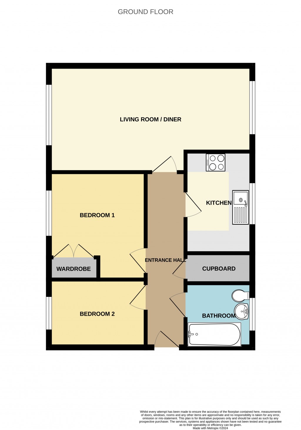 Floorplans For The Yard, Braintree, Essex, CM7