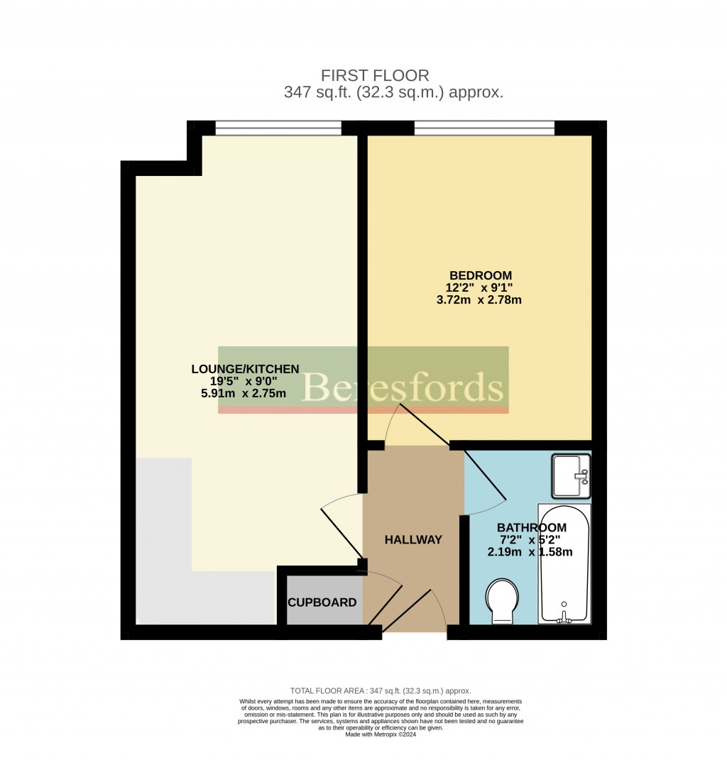 Floorplans For Hubert Road, Brentwood, Essex, CM14