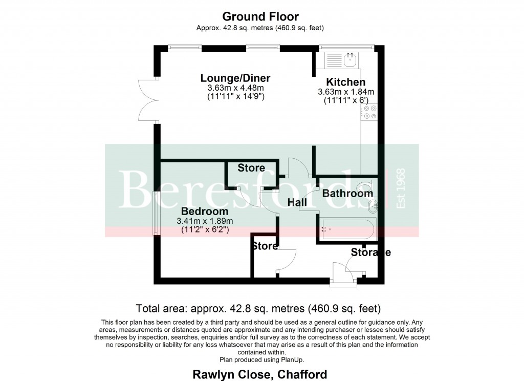 Floorplans For Rawlyn Close, Chafford Hundred, Grays, Essex, RM16