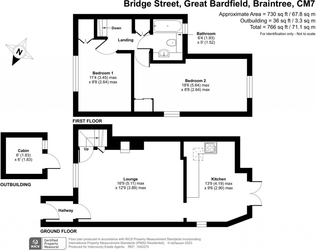 Floorplans For Bridge Street, Great Bardfield, Braintree, Essex, CM7