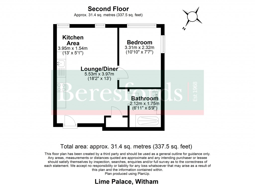 Floorplans For Collingwood Road, Witham, Essex, CM8