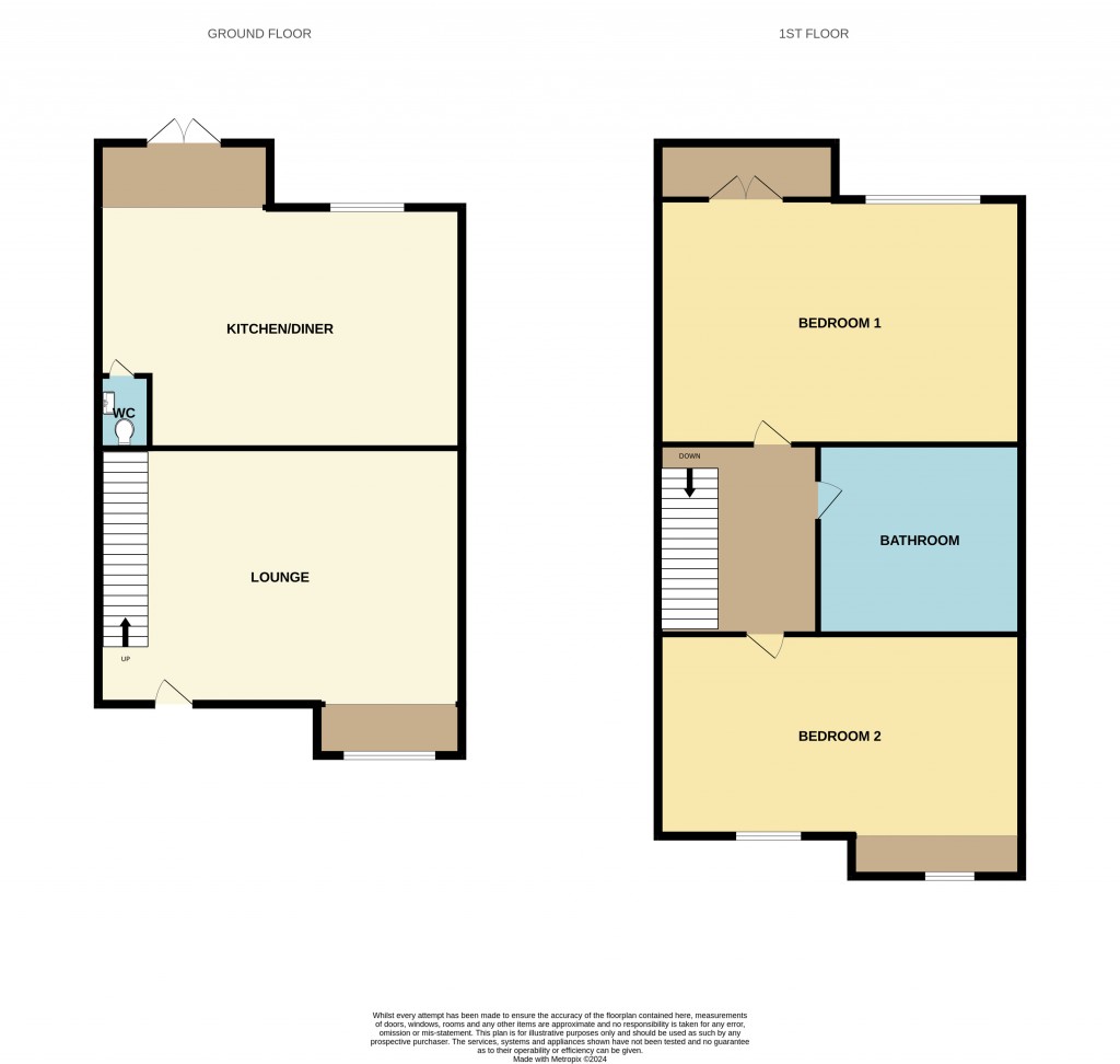 Floorplans For Green Mews, Silver End, Witham, Essex, CM8