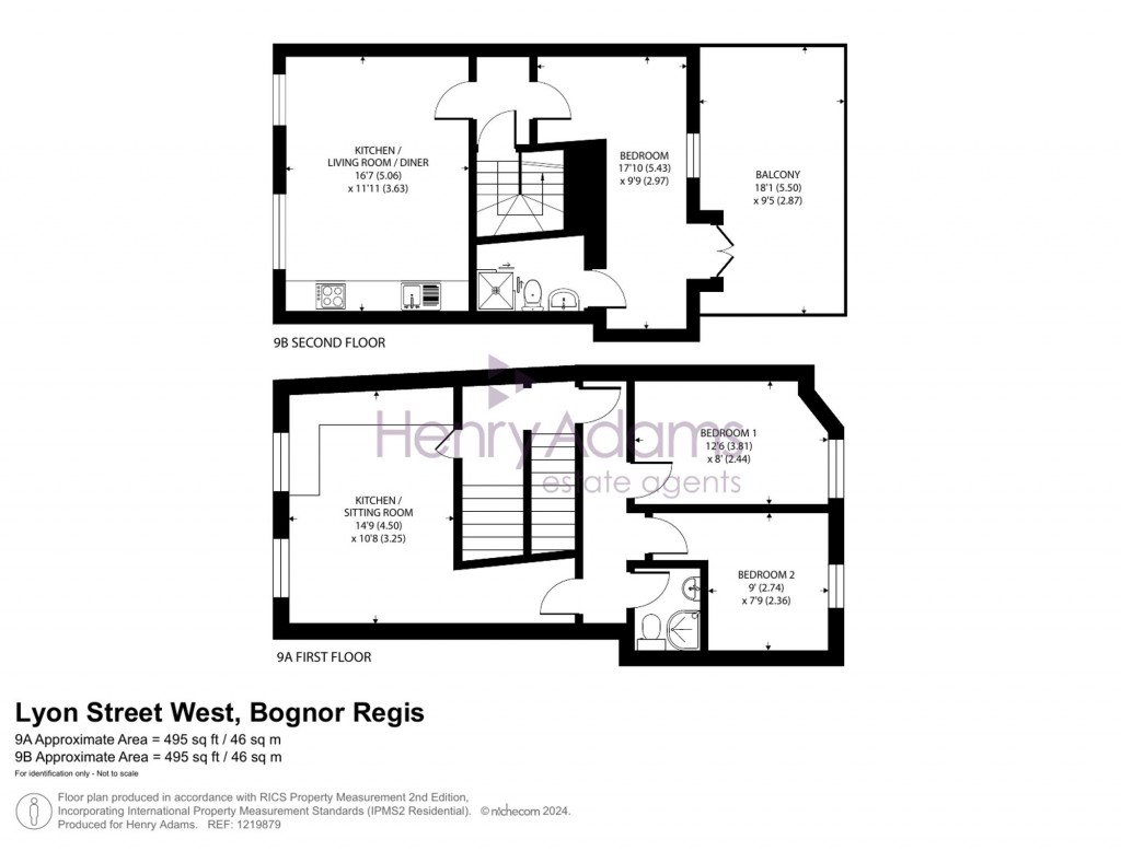 Floorplans For Lyon Street West, Bognor Regis, PO21