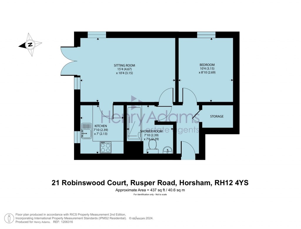 Floorplans For Rusper Road, Horsham, RH12