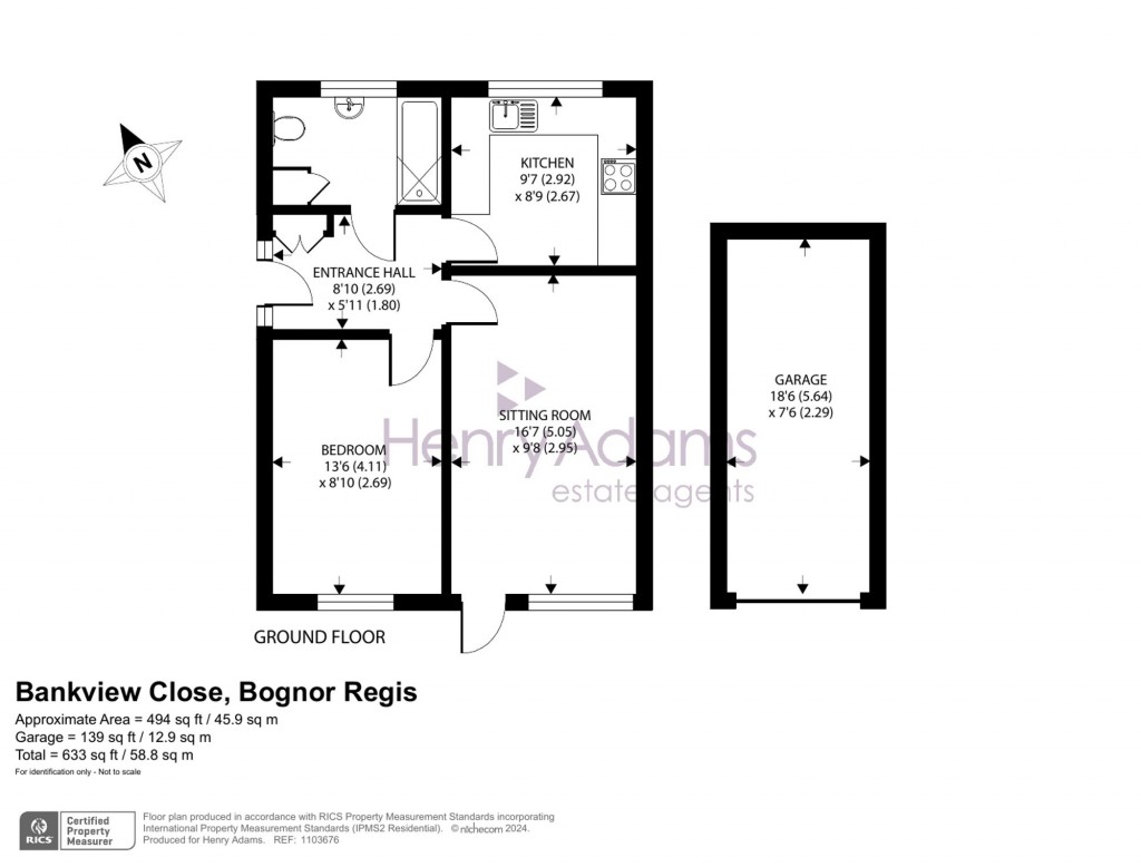 Floorplans For Bankview Close, Bognor Regis, PO22