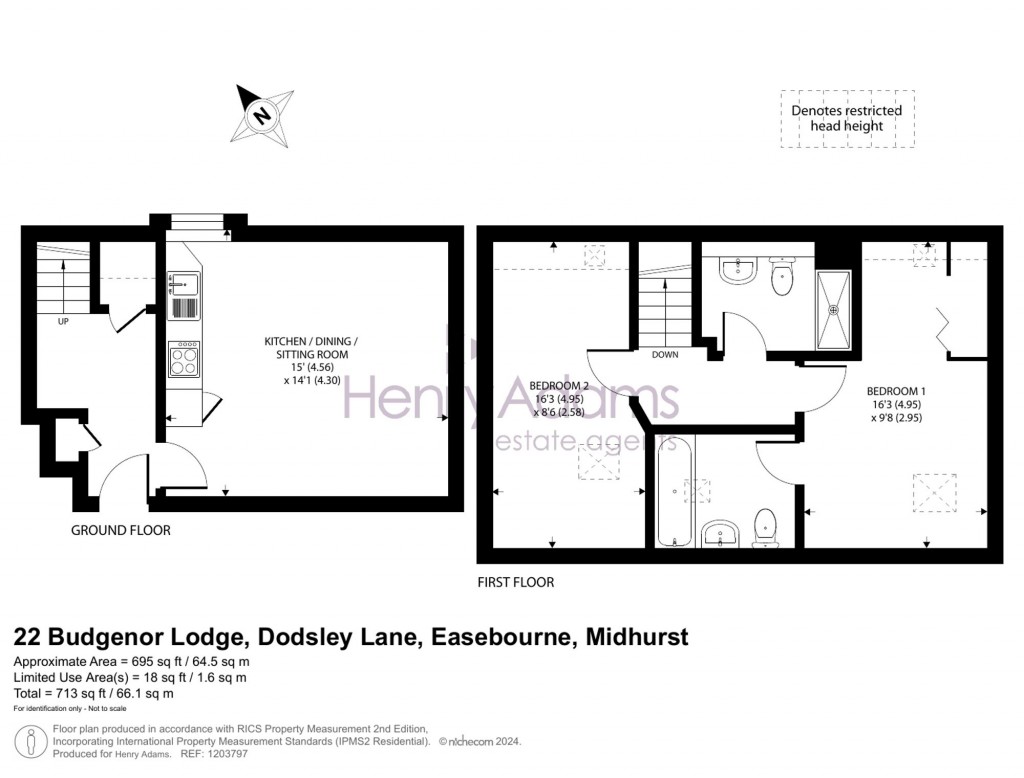 Floorplans For Dodsley Lane, Easebourne, GU29