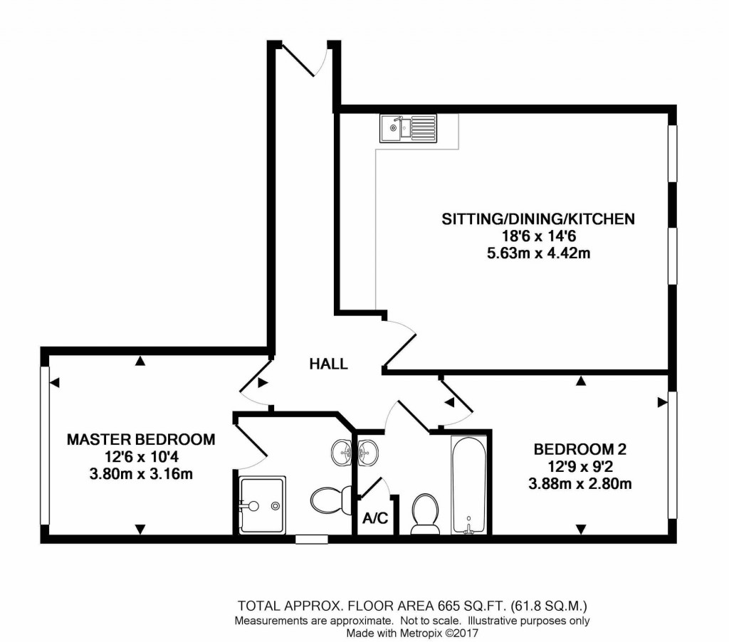 Floorplans For Bepton Road, Midhurst, GU29