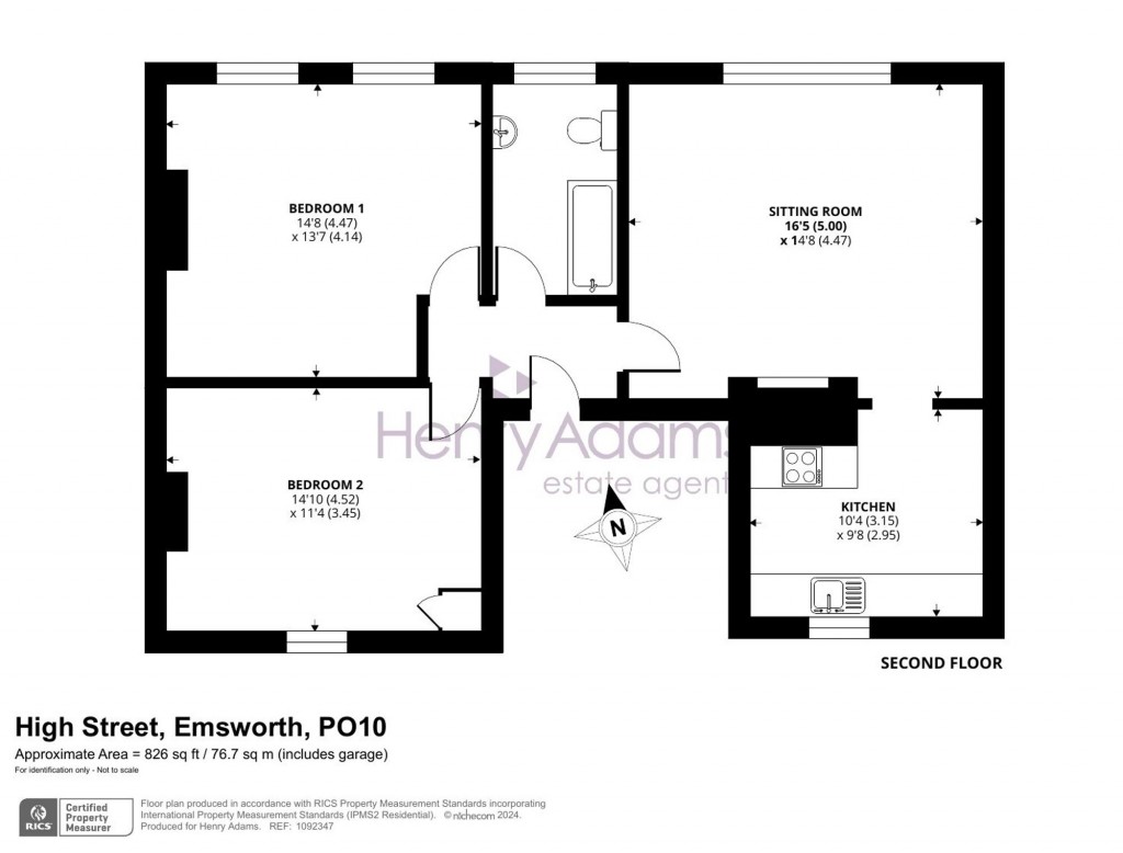 Floorplans For High Street, Emsworth, PO10