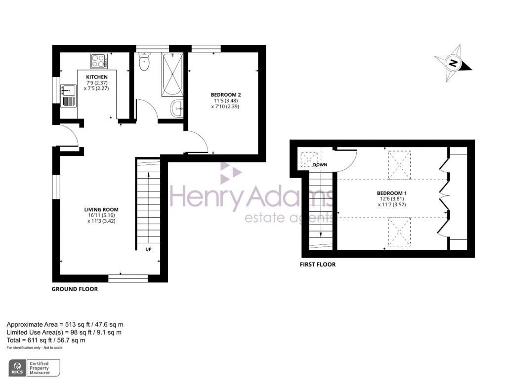 Floorplans For Thorney Drive, Selsey, PO20