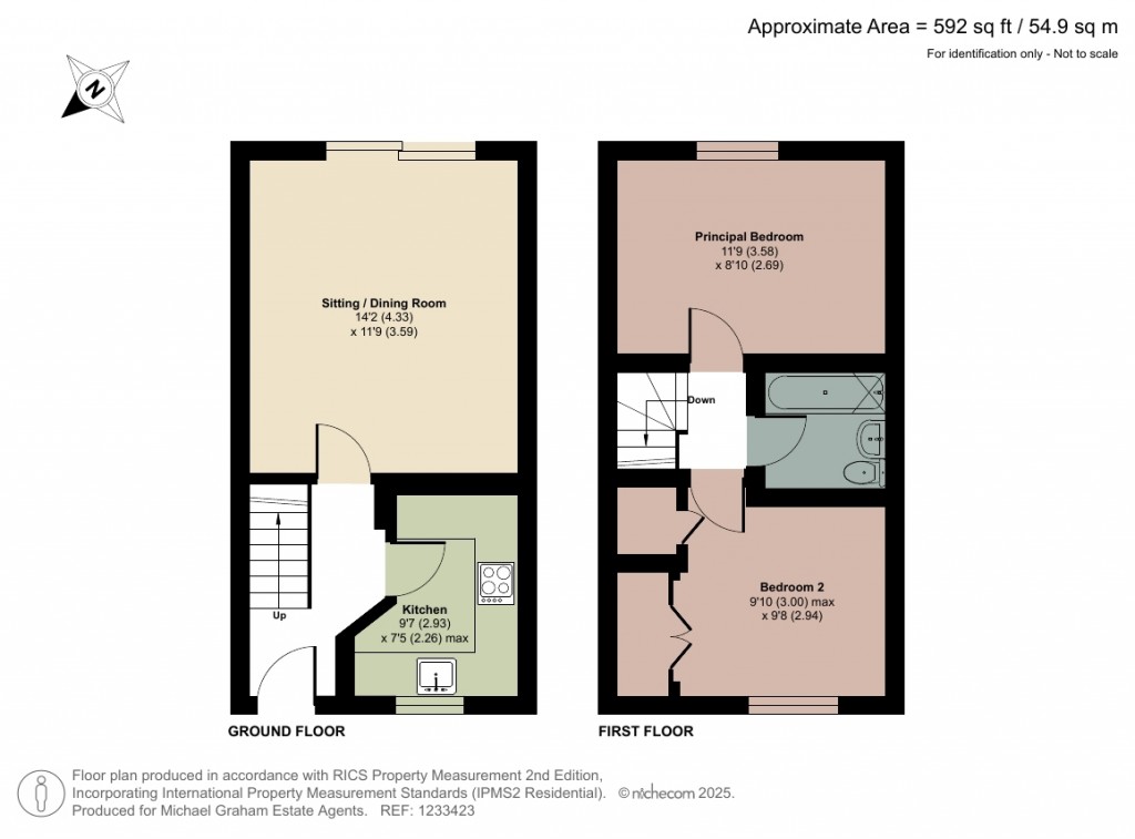 Floorplans For Leary Crescent, Newport Pagnell, MK16