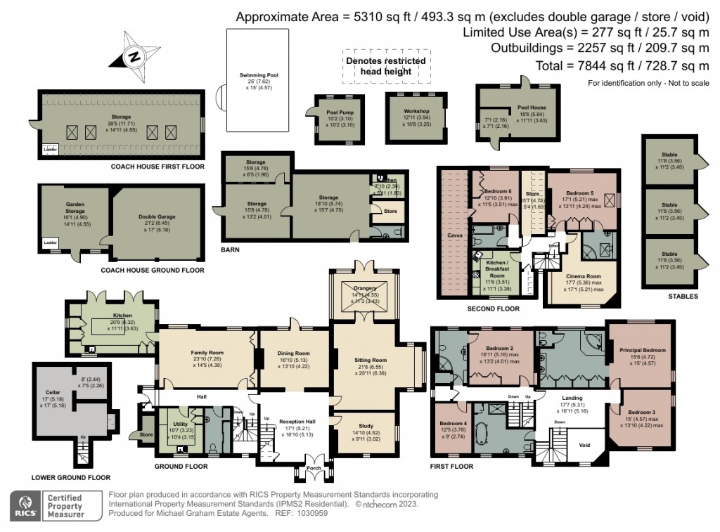 Floorplans For Risborough Road, Great Kimble, HP17