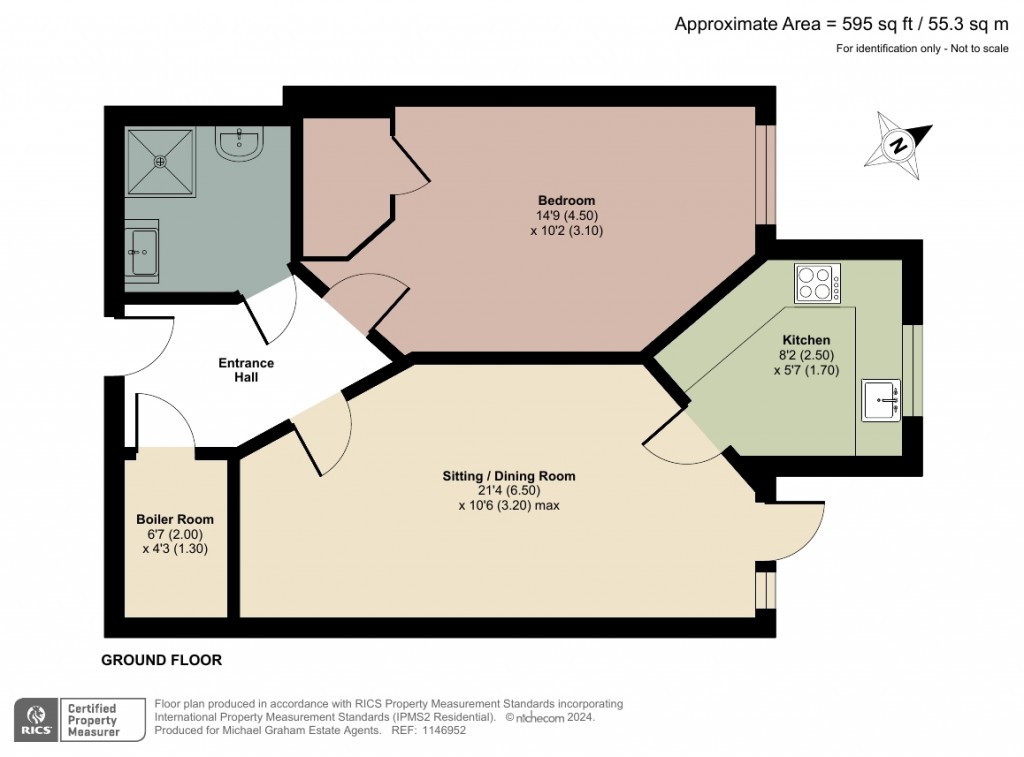 Floorplans For Elizabeth House, St. Giles Mews, Stony Stratford, MK11